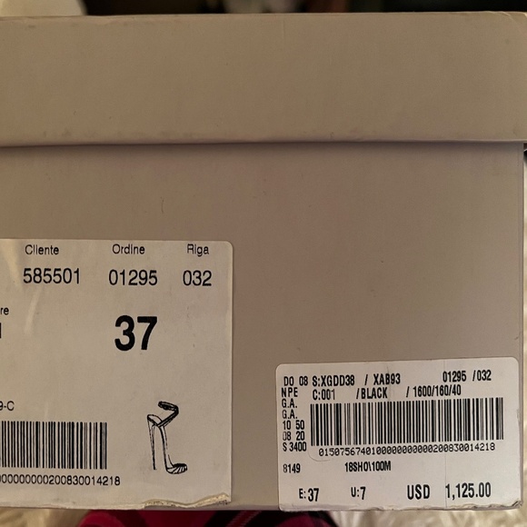 Giorgio Armani silk sandals - black - Picture 3 of 9